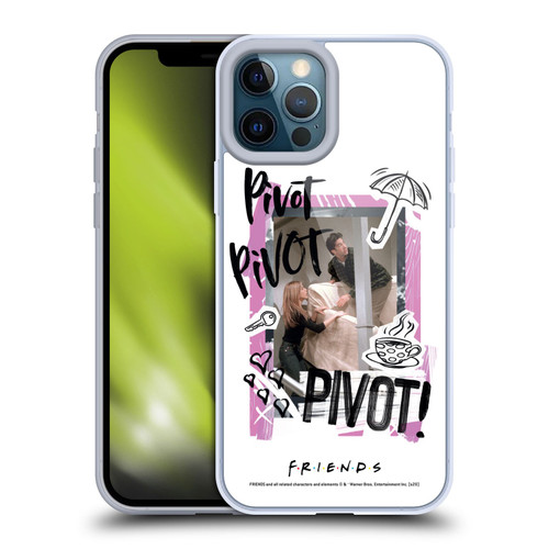 Friends TV Show Doodle Art Pivot Soft Gel Case for Apple iPhone 12 Pro Max