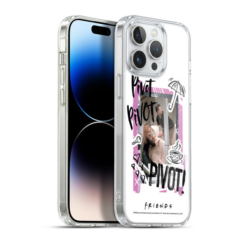 Friends TV Show Doodle Art Pivot Soft Gel Case for Apple iPhone 13 Pro Max & MagSafe