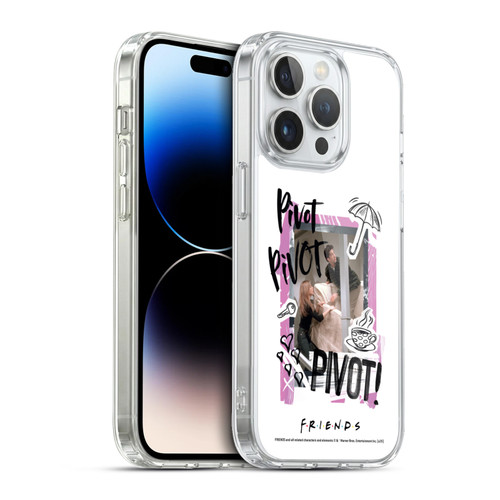 Friends TV Show Doodle Art Pivot Soft Gel Case for Apple iPhone 13 Pro & MagSafe