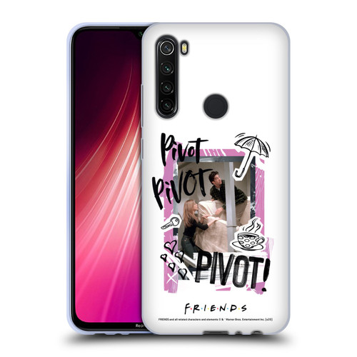 Friends TV Show Doodle Art Pivot Soft Gel Case for Xiaomi Redmi Note 8T