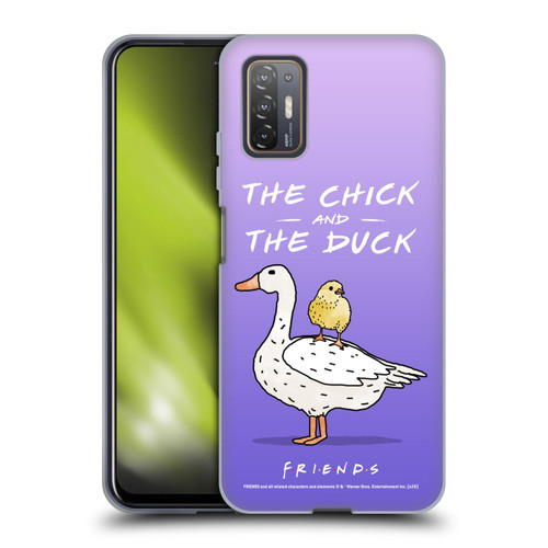 Friends TV Show Key Art Chick And Duck Soft Gel Case for HTC Desire 21 Pro 5G