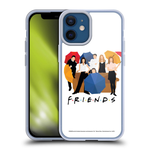 Friends TV Show Key Art Logo Opening Sequence Soft Gel Case for Apple iPhone 12 Mini