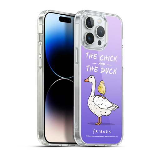Friends TV Show Key Art Chick And Duck Soft Gel Case for Apple iPhone 13 Pro Max