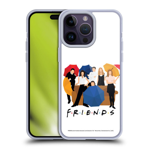 Friends TV Show Key Art Logo Opening Sequence Soft Gel Case for Apple iPhone 14 Pro Max