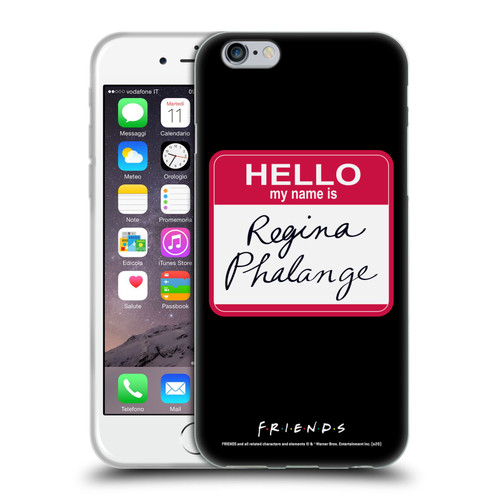 Friends TV Show Key Art Regina Phalange Soft Gel Case for Apple iPhone 6 / iPhone 6s