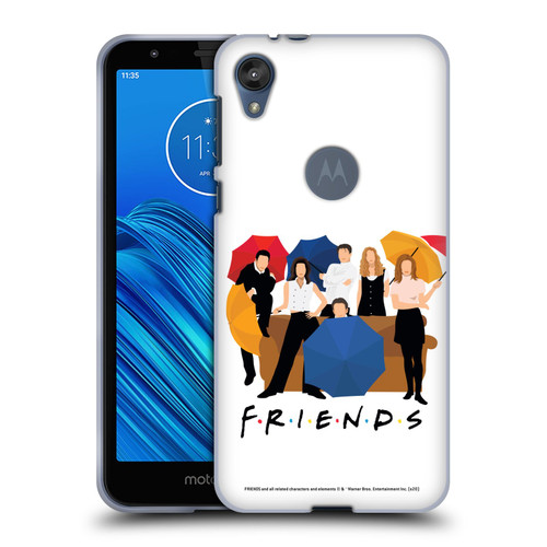 Friends TV Show Key Art Logo Opening Sequence Soft Gel Case for Motorola Moto E6