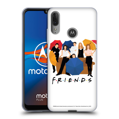 Friends TV Show Key Art Logo Opening Sequence Soft Gel Case for Motorola Moto E6 Plus