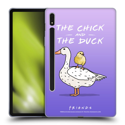 Friends TV Show Key Art Chick And Duck Soft Gel Case for Samsung Galaxy Tab S8