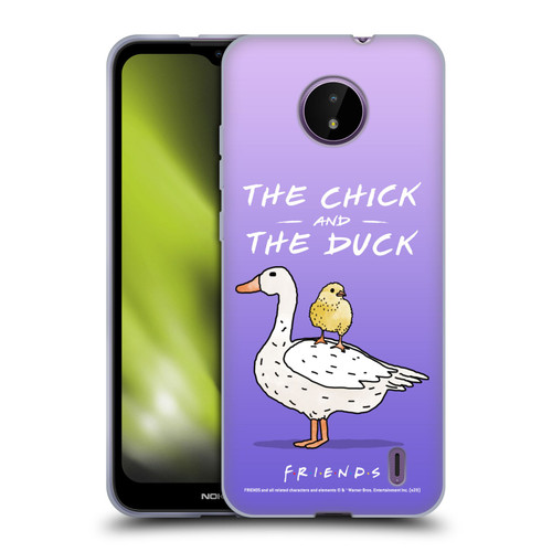 Friends TV Show Key Art Chick And Duck Soft Gel Case for Nokia C10 / C20