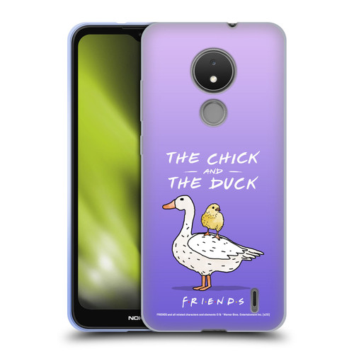 Friends TV Show Key Art Chick And Duck Soft Gel Case for Nokia C21