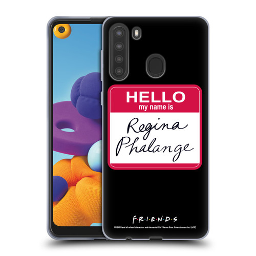 Friends TV Show Key Art Regina Phalange Soft Gel Case for Samsung Galaxy A21 (2020)
