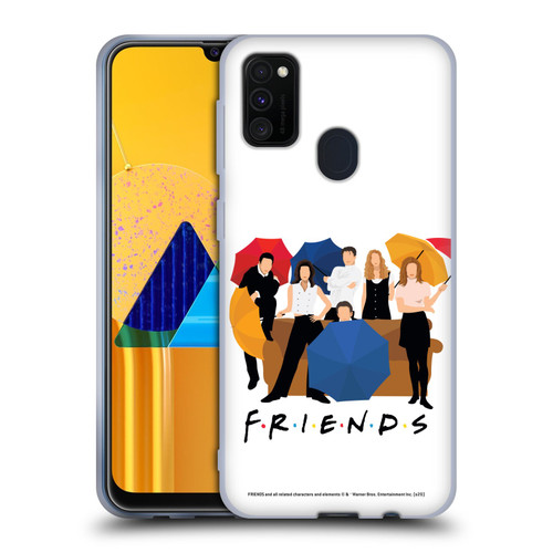 Friends TV Show Key Art Logo Opening Sequence Soft Gel Case for Samsung Galaxy M30s (2019)/M21 (2020)