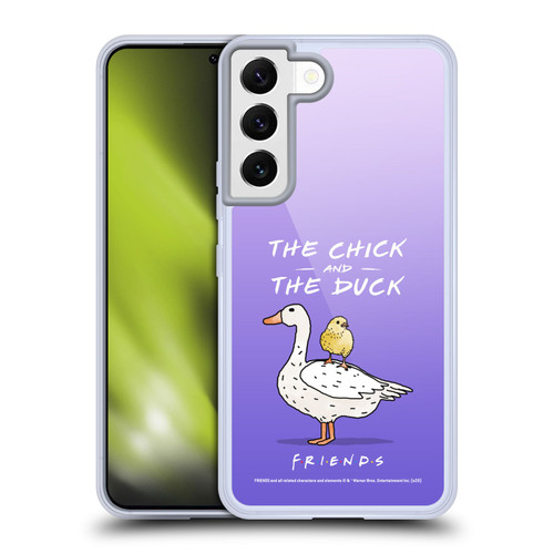 Friends TV Show Key Art Chick And Duck Soft Gel Case for Samsung Galaxy S22 5G