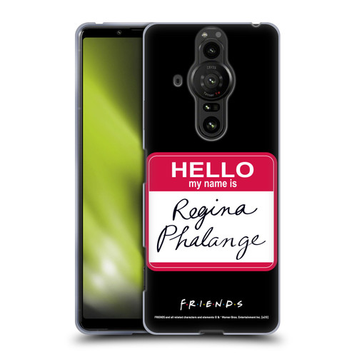 Friends TV Show Key Art Regina Phalange Soft Gel Case for Sony Xperia Pro-I