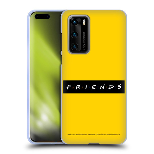 Friends TV Show Logos Pattern Soft Gel Case for Huawei P40 5G