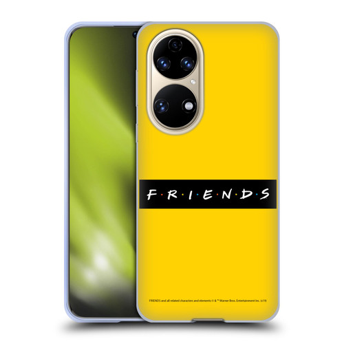 Friends TV Show Logos Pattern Soft Gel Case for Huawei P50