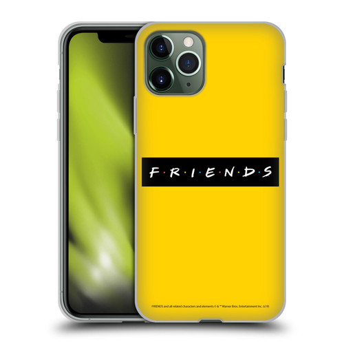 Friends TV Show Logos Pattern Soft Gel Case for Apple iPhone 11 Pro