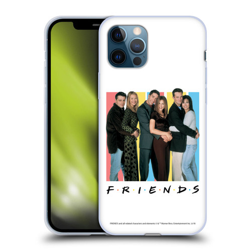 Friends TV Show Logos Cast Soft Gel Case for Apple iPhone 12 / iPhone 12 Pro