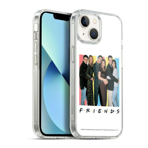 Friends TV Show Logos Cast Soft Gel Case for Apple iPhone 13