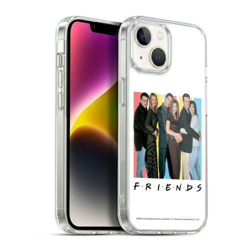 Friends TV Show Logos Cast Soft Gel Case for Apple iPhone 14