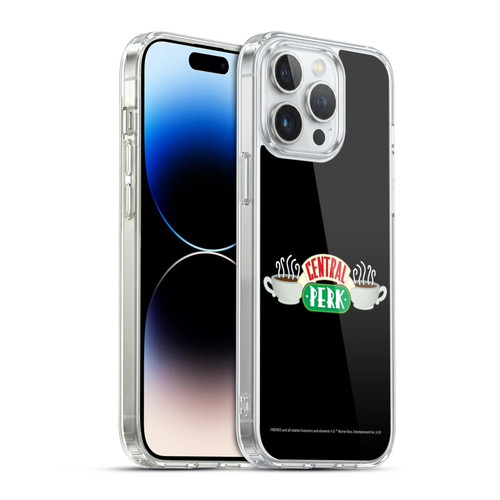 Friends TV Show Logos Central Perk Soft Gel Case for Apple iPhone 14 Pro Max