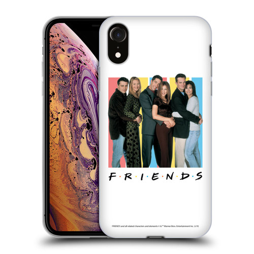 Friends TV Show Logos Cast Soft Gel Case for Apple iPhone XR