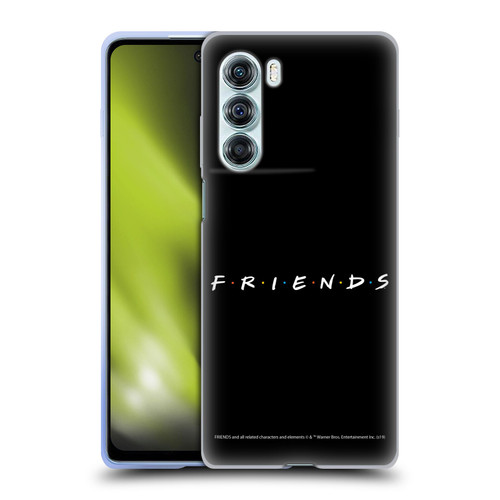 Friends TV Show Logos Black Soft Gel Case for Motorola Edge S30 / Moto G200 5G