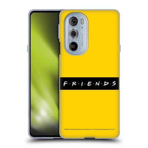 Friends TV Show Logos Pattern Soft Gel Case for Motorola Edge X30