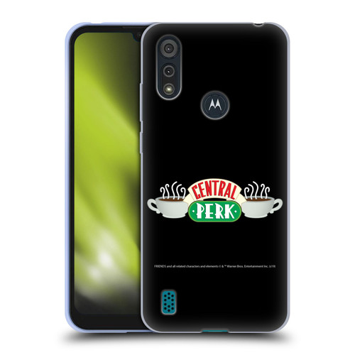 Friends TV Show Logos Central Perk Soft Gel Case for Motorola Moto E6s (2020)