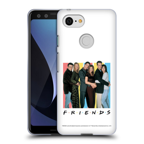 Friends TV Show Logos Cast Soft Gel Case for Google Pixel 3