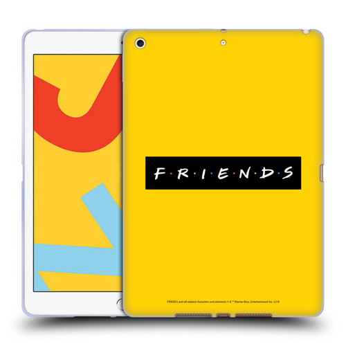 Friends TV Show Logos Pattern Soft Gel Case for Apple iPad 10.2 2019/2020/2021