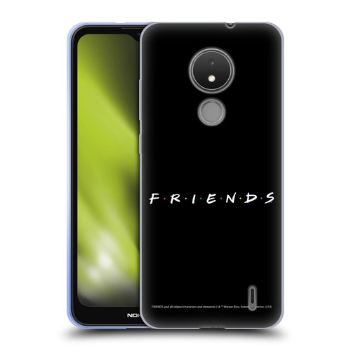 Friends TV Show Logos Black Soft Gel Case for Nokia C21