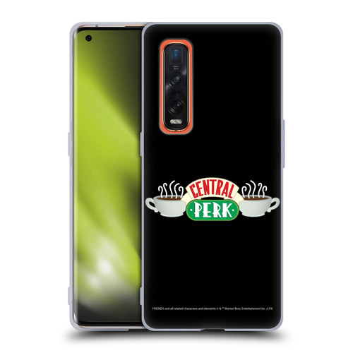 Friends TV Show Logos Central Perk Soft Gel Case for OPPO Find X2 Pro 5G