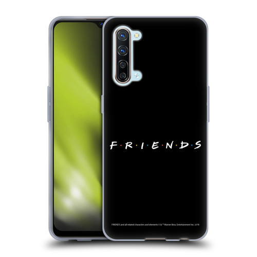 Friends TV Show Logos Black Soft Gel Case for OPPO Find X2 Lite 5G