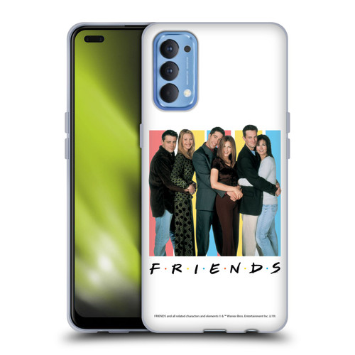 Friends TV Show Logos Cast Soft Gel Case for OPPO Reno 4 5G