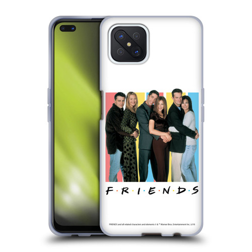 Friends TV Show Logos Cast Soft Gel Case for OPPO Reno4 Z 5G