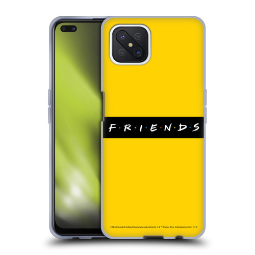 Friends TV Show Logos Pattern Soft Gel Case for OPPO Reno4 Z 5G