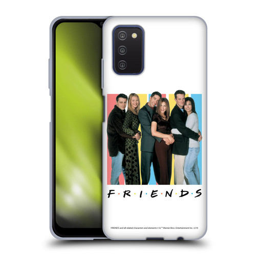 Friends TV Show Logos Cast Soft Gel Case for Samsung Galaxy A03s (2021)