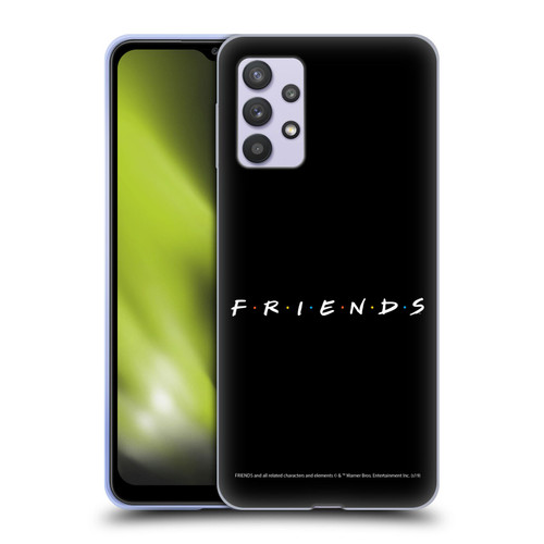 Friends TV Show Logos Black Soft Gel Case for Samsung Galaxy A32 5G / M32 5G (2021)