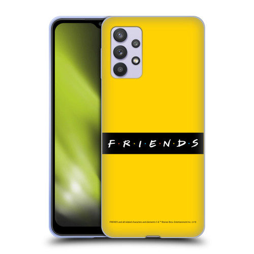 Friends TV Show Logos Pattern Soft Gel Case for Samsung Galaxy A32 5G / M32 5G (2021)