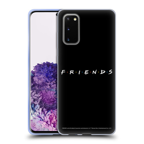 Friends TV Show Logos Black Soft Gel Case for Samsung Galaxy S20 / S20 5G