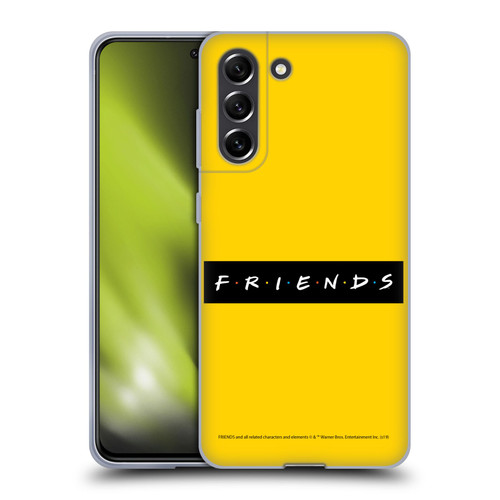 Friends TV Show Logos Pattern Soft Gel Case for Samsung Galaxy S21 FE 5G