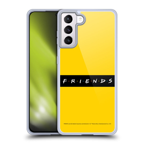 Friends TV Show Logos Pattern Soft Gel Case for Samsung Galaxy S21+ 5G