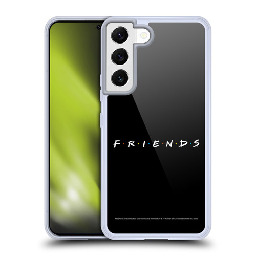 Friends TV Show Logos Black Soft Gel Case for Samsung Galaxy S22 5G