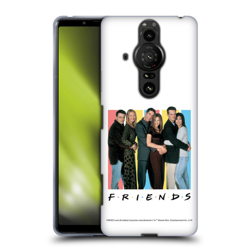 Friends TV Show Logos Cast Soft Gel Case for Sony Xperia Pro-I