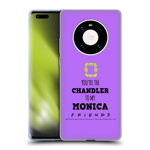 Friends TV Show Quotes BFF Soft Gel Case for Huawei Mate 40 Pro 5G