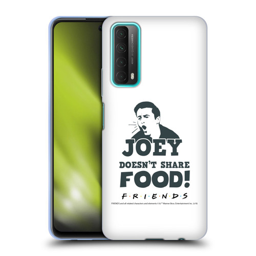 Friends TV Show Quotes Joey Food Soft Gel Case for Huawei P Smart (2021)