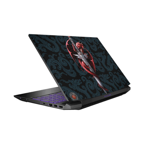 Anne Stokes Artwork Dragon Dagger Vinyl Sticker Skin Decal Cover for HP Pavilion 15.6" 15-dk0047TX