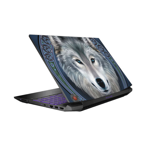 Anne Stokes Artwork Wolves Lunar Vinyl Sticker Skin Decal Cover for HP Pavilion 15.6" 15-dk0047TX