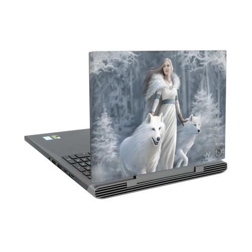 Anne Stokes Fantasy Artworks Winter Guardian Wolves Vinyl Sticker Skin Decal Cover for Dell Inspiron 15 7000 P65F